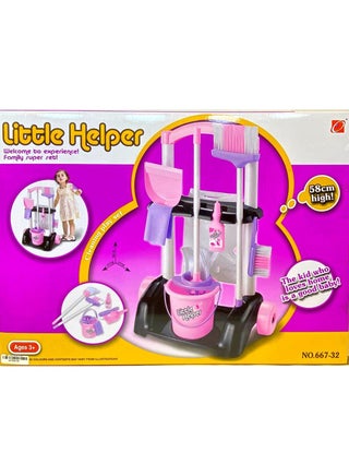 Kids’ Pink Cleaning Trolley Play Set 🧽🚿 | 7-in-1 Realistic Role Play Toy with Mop, Brush & Bucket | Perfect Gift for Girls Ages 3+ - pzsku/Z4DF0294854374E8A825CZ/45/1748283904/dd5b5e86-3549-48b1-8d33-730e134f2316