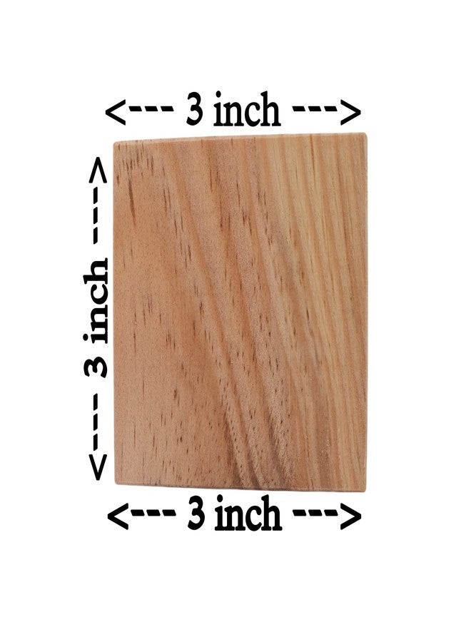 Ormango مكعبات خشبية من أورمانجو، 3 بوصات، مكعبات خشبية للأعمال اليدوية، 3 × 3 × 3 بوصات، مكعبات خشبية للأعمال اليدوية، مشروع DIY (2) - Image 2