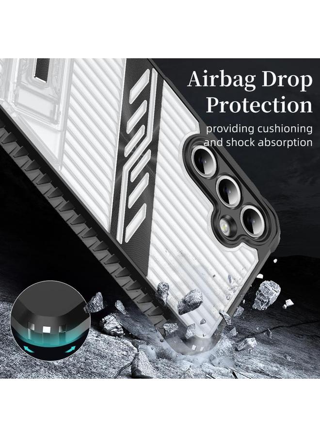 erorex Case For Samsung Galaxy A16 Plating Holder PC Hybrid TPU Phone Case - Image 3