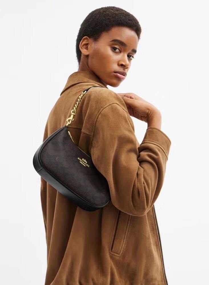 كوتش اوت ليت شنطة كتف حقيبة كتف تيري من قماش سيجنيتشر شنطة كوتش - Image 2