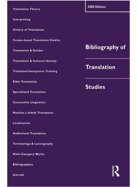 Bibliography of Translation Studies: 2000