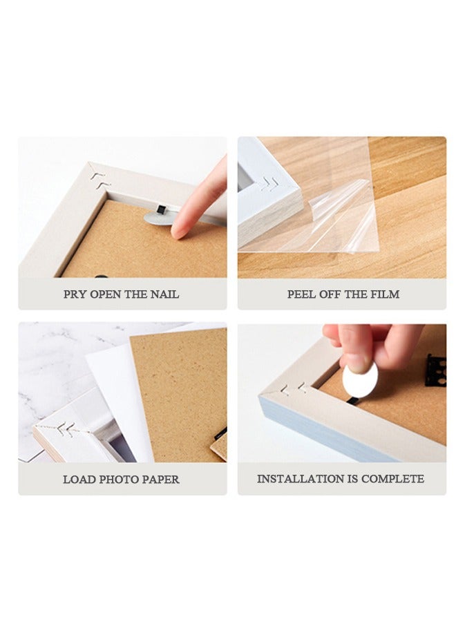 10 Inch Can be hung or placed Poster Fram, Plexiglass Photo Frames, Art Prints Wall or Tabletop Frames (Black) - Image 5