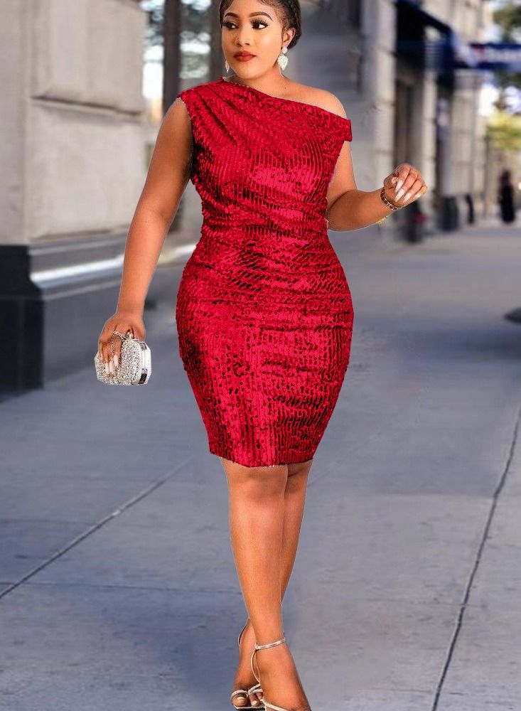 Loquat Fashionable And Generous Dress Red 