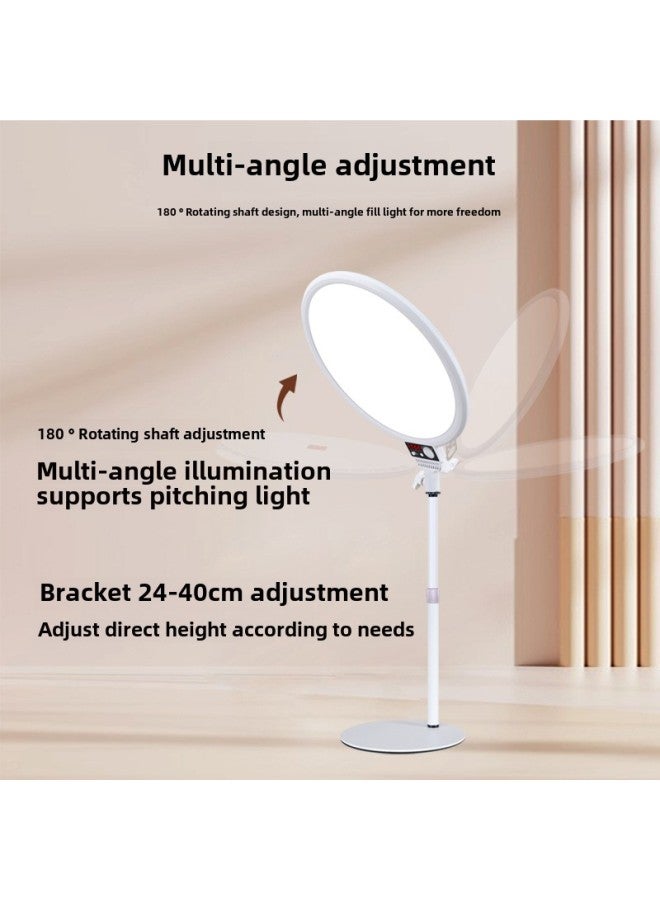 Mobile Phone Desktop Live Light Anchor Special Live Light Landing Beauty Light Full Screen Portrait Facial Soft Light-Specification:Yg30 White  - Image 5