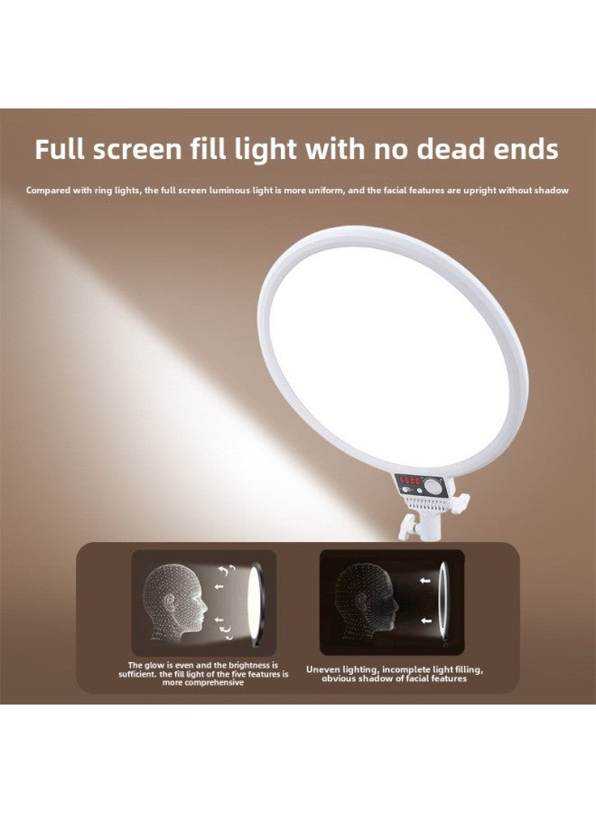 Mobile Phone Desktop Live Light Anchor Special Live Light Landing Beauty Light Full Screen Portrait Facial Soft Light-Specification:Yg30 White  - Image 3