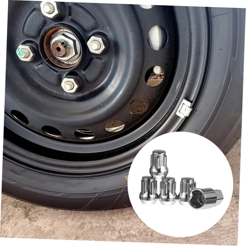4Pcs Car Wheel Lug Nut Locks with Sleeve for Secure Vehicle Protection Easy Installation - Image 5