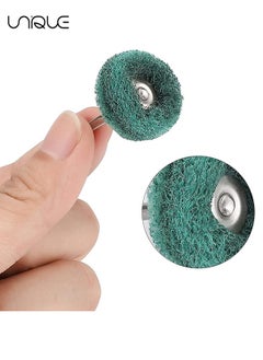 Unique 25 Pcs Abrasive Buffing Wheels Set，Wool Felt Brush Grinding，and Kit with 3mm Shank Head for Electric Rotary Tool Polisher Hand Drills  - Image 3