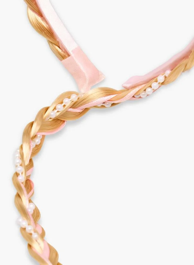 Flora Bella By Shoexpress PINK Flora Bella Hairband With Braided Accent for Women | Best Price UAE