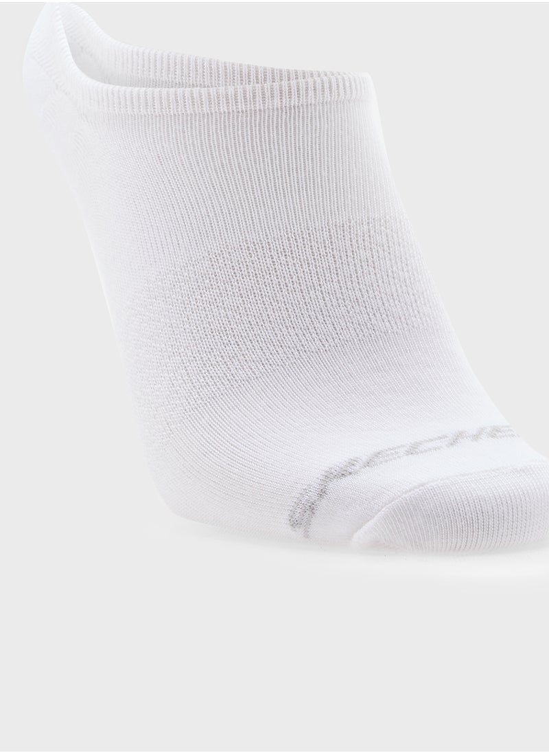 SKECHERS - Kids 6 Pack Non Terry No Show Socks - Image 1