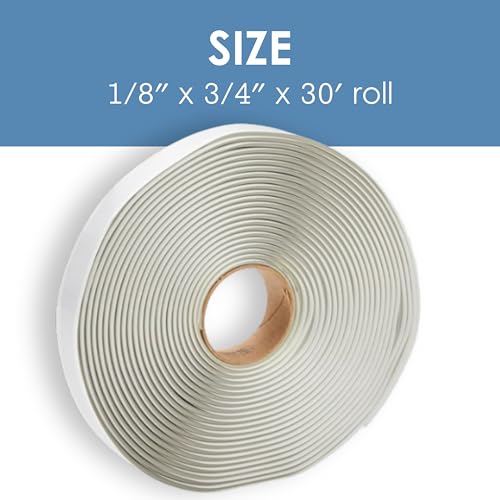 Dicor BT-1834-5 Butyl Seal Tape - 1/8" x 3/4" x 30' Repair Tape for RV, Trailer, Motorhome, Windows, and Vent Sealing- Pack of 5 - Image 4