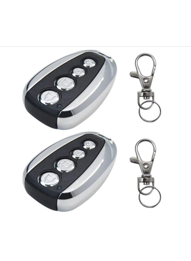Chabeia 2Pack Universal 12V 433MHz Electric Cloning Gate Garage Door Open Remote Control Fob  - Image 3