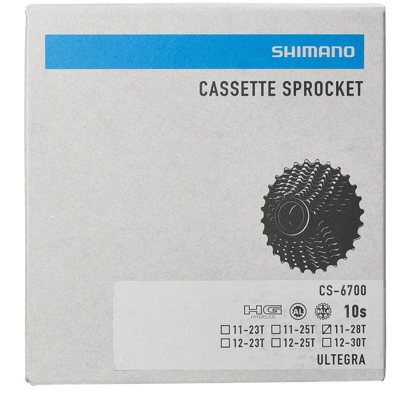 Shimano CS-6700 Ultegra Bicycle Cassette (10-Speed, 11/28T) - Image 2