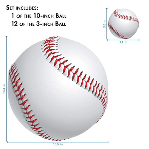 StikArt 13 Baseball Sticker Decals for Cars Walls Windows Laptops Doors Refrigerators - Image 5