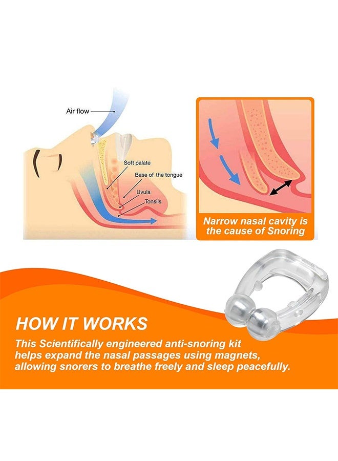 12 قطعة قفل مشبك الأنف المغناطيسي ، مشبك الأنف سيليكون قابل لإعادة الاستخدام - Image 4
