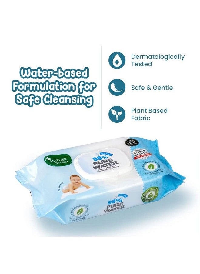 98% Pure Water Wipes ; Plant Based ; Ph Balanced ; 60 Pcs (Pack Of 1) - pzsku/Z4DF15F49B83F2AC173ADZ/45/_/1692784519/03cf1e4b-b6de-45d8-83d2-0b5da0595e0e