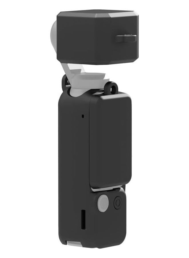 3 in 1 Case for DJI OSMO Pocket 3 Silicone Cover Camera Case Lens Cap Screen Cover Set Dust-Proof Scratch-Proof - Image 2