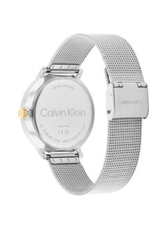 CALVIN KLEIN ساعة يد ستانلس ستيل بعقارب دائرية الشكل للجنسين 25200405 - 40 ملم  - Image 2