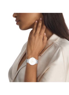 CALVIN KLEIN ساعة يد ستانلس ستيل بعقارب دائرية الشكل للجنسين 25200405 - 40 ملم  - Image 4