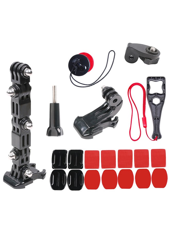 O Ozone Motorcycle Helmet Chin Mount Kit Compatible for GoPro Hero 10/9/8/7/6/5, for SJCAM, for YI Action Camera Accessories and More  - Image 1