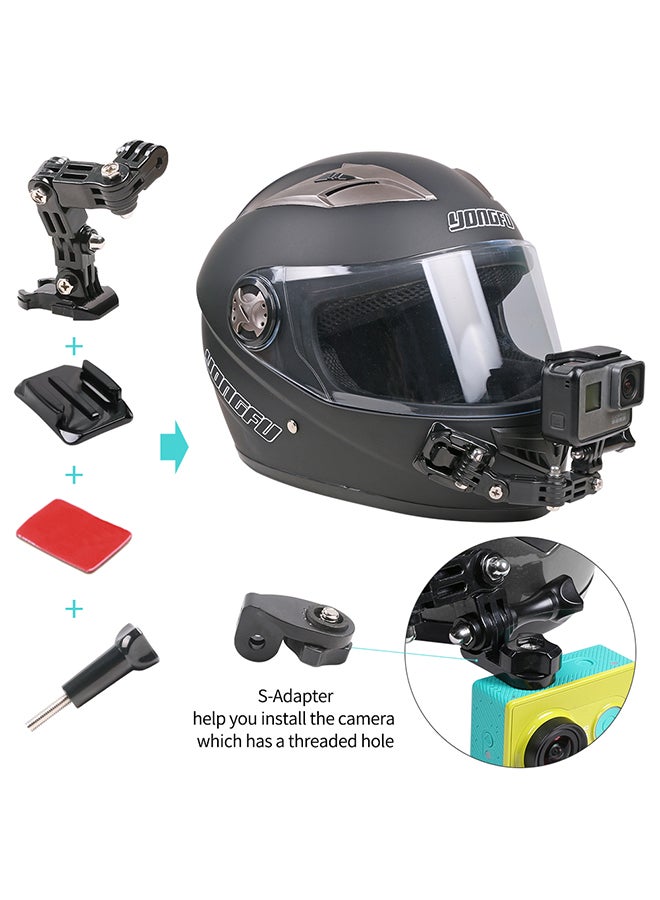 O Ozone Motorcycle Helmet Chin Mount Kit Compatible for GoPro Hero 10/9/8/7/6/5, for SJCAM, for YI Action Camera Accessories and More  - Image 2