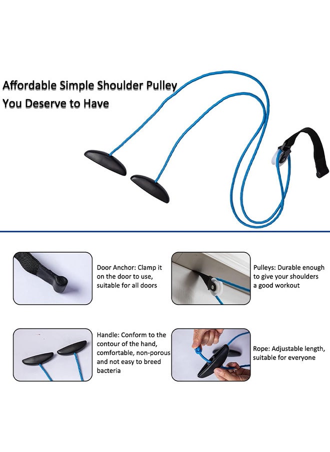 Depend Exercise Pulley For Physical Therapy, Shoulder Pulley Over Door Rehab Exerciser, lleviate Shoulder Pain And Facilitate Recovery From Surgery For Frozen Shoulder Physical Therapy Flexibility  - Image 2