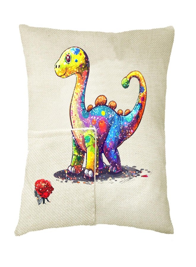 CALCA 10 Pack Sublimation Tooth Fairy Pillowcase Pocket Pillow Cover, Sublimation Blank White Linen Tooth Fairy Pocket Pillow Case Cover (7.87" * 7.87") (Linen Color) - Image 1
