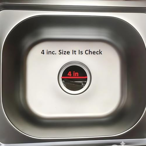 SCW Stainless Steel Kitchen Sink Drain WEST Coupling 304'' Stainless Steel Material with Under Basket 4 * 4 in - Image 2