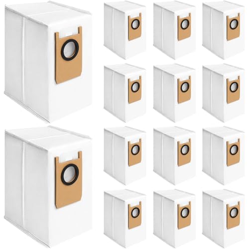 BUXEBUX 14-Pack Replacement Dust Bags Compatible with for Eufy Omni S2, S1, S1 Pro Omni Robot Vacuum Cleaner, Large Capacity Dirt Disposable Vacuum Bags - Image 1