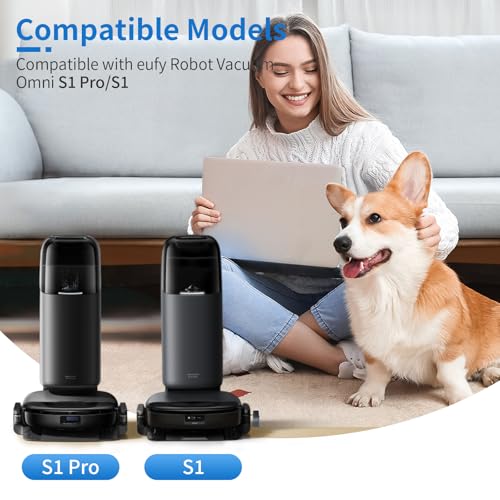BUXEBUX 14-Pack Replacement Dust Bags Compatible with for Eufy Omni S2, S1, S1 Pro Omni Robot Vacuum Cleaner, Large Capacity Dirt Disposable Vacuum Bags - Image 2
