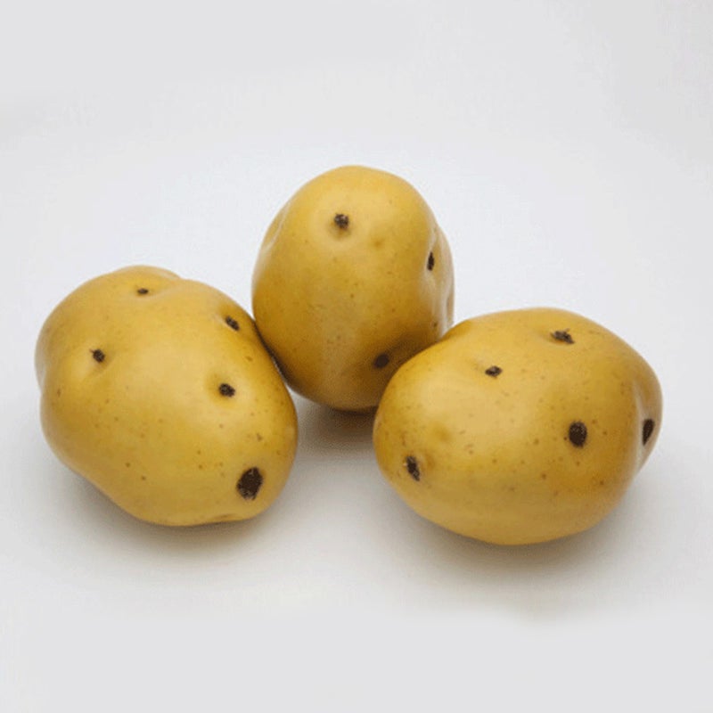 6Pcs Artificial Potato Models Simulated Vegetable Toys Photo Props Kids Prank Toys - Image 4