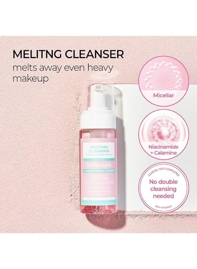 دكتور ميلاكسين Dr.Melaxin Melting Cleanser - Hypoallergenic Makeup remover with Quick Bubble, Deep Pore Cleansing for all skin type, 150ml - Image 2