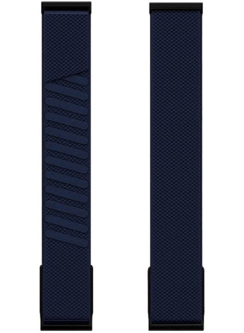 تمبو سوار بديل رياضي من النايلون فائق النعومة لجهاز هوب 5.0 لايف أم جي  - متوافق مع تخطيط القلب | جهاز تتبع الصحة واللياقة البدنية والنشاط | حزام قابل للتهوية ومتين وآمن، مع موصل على شكل حرف U، سهل الاستخدام ومثالي لجميع المناسبات | غير مخصص للجيل الرابع - Image 2