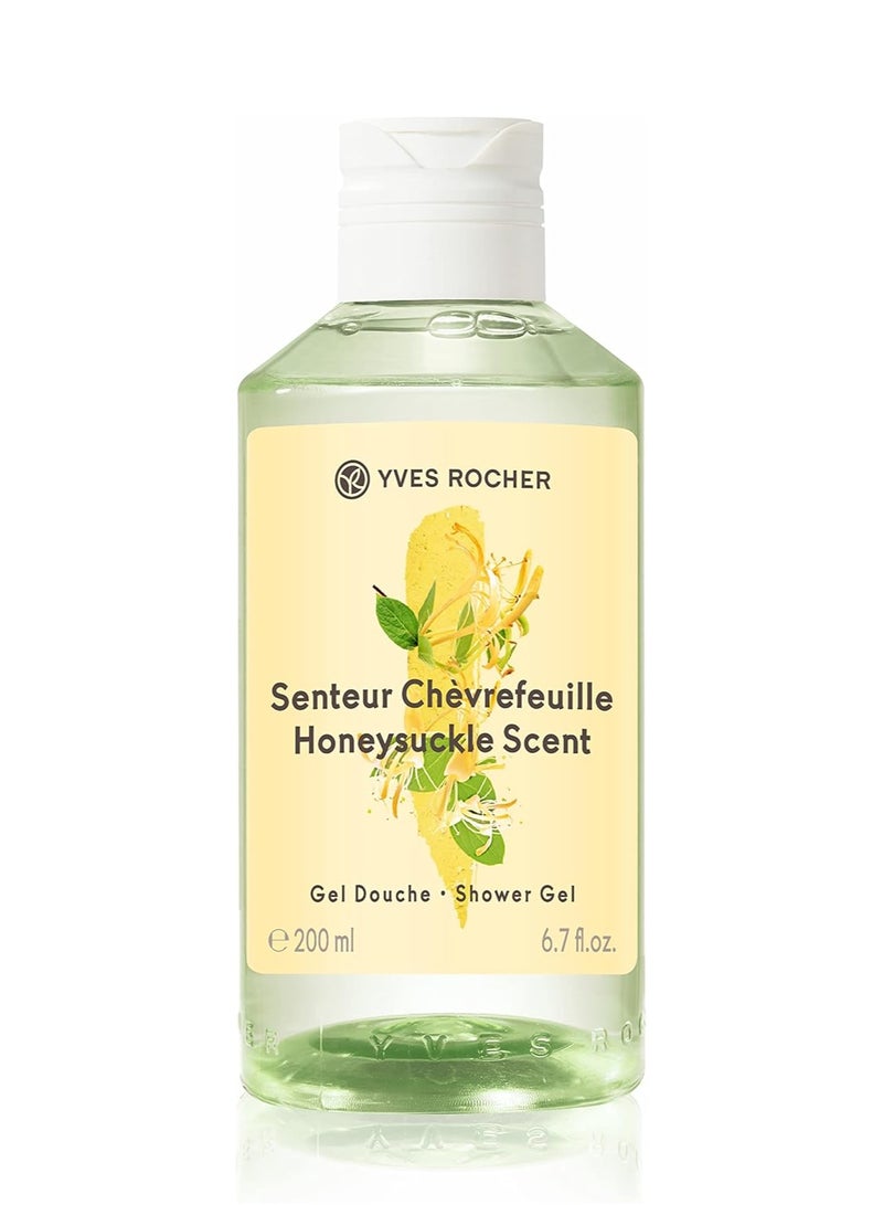 Yves Rocher Scented Shower Gel Honeysuckle 200ml - Image 1