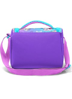 CORAL HIGH Kids Purple Pink Unicorn Mermaid Patterned Thermo Lunchbox 11890  - Image 4