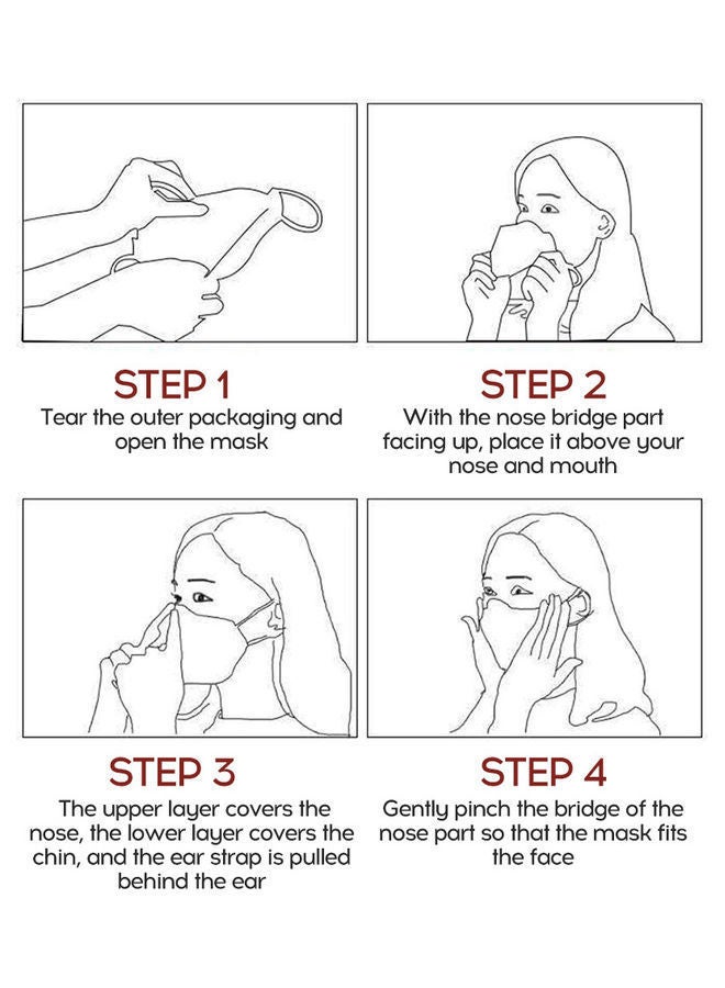 NIBEMINENT 5-Piece KN95 Face Mask - Image 5