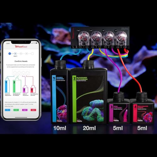Red Sea Large (160 Gallon) 4-Part RCP Complete Reef Care Supplement Dosing System for Saltwater Mixed Reef Marine Aquariums for Optimal Coral Growth - Image 3