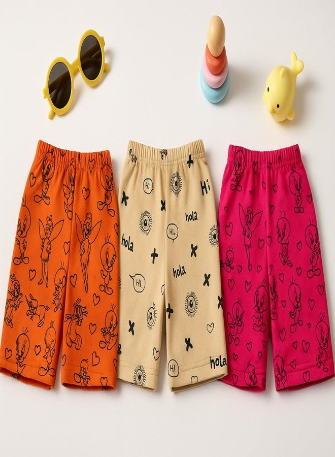 Cortica Kids' Cotton Shorts Combo Pack - Stylish & Comfortable Shorts for Boys, Girls & Kids (Pack of 3 Random Colors & Prints) Multicolour - Image 5
