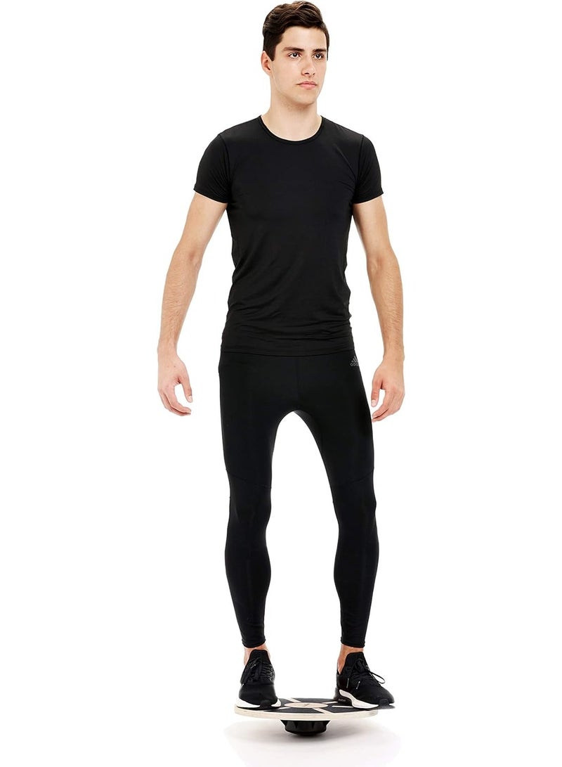 COYO Wooden Balance Board Non-Slip Wobble Core Trainer 15.75in (39.5cm) Diameter with 360 Rotation for Stability Training, Full Body Exercises, Physical Therapy - Image 5