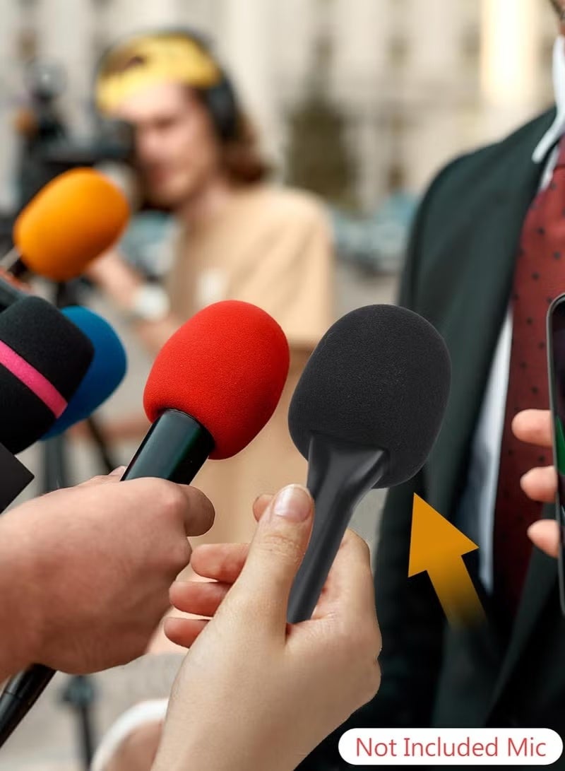 JAJEEK Universal Interview GO Handheld Adapter for Rode Wireless GO I/II, Rode Wireless Me/Pro, DJI Mic 1/2 – Hand Adapter Mic Clip with Foam Pop Protection Compatible with Most Lavalier Mics - Image 2