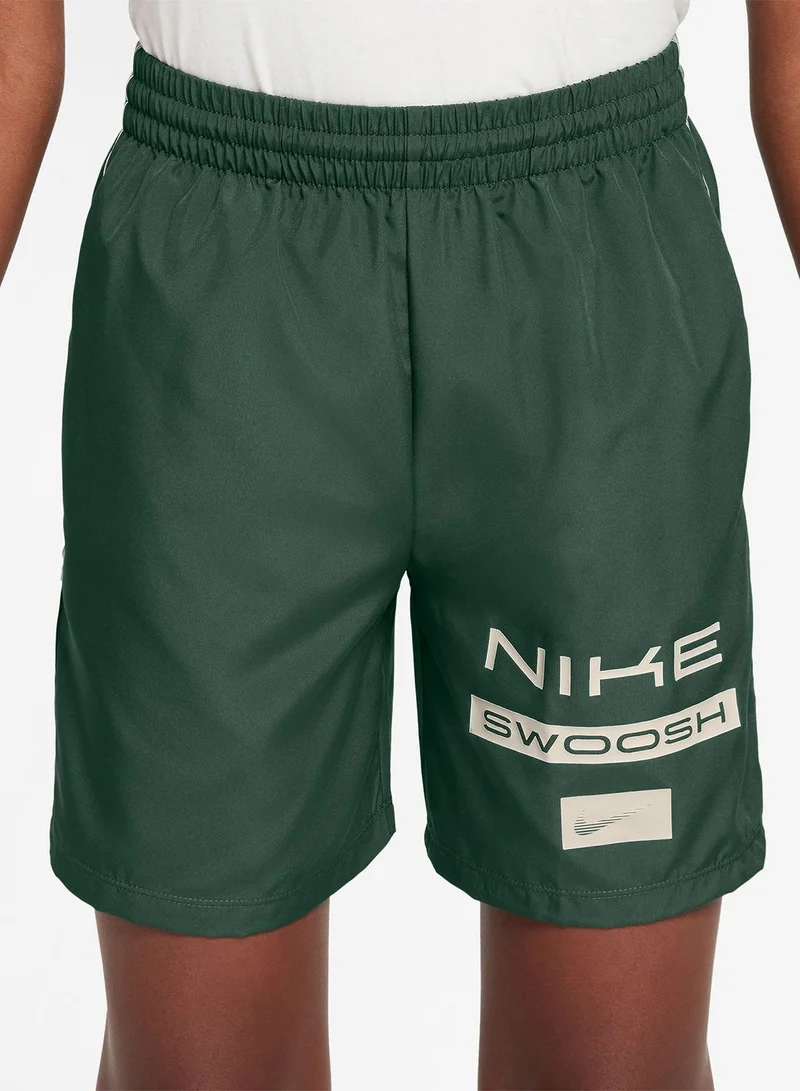نايكي Youth Dri-Fit Multi Woven Shorts - Love