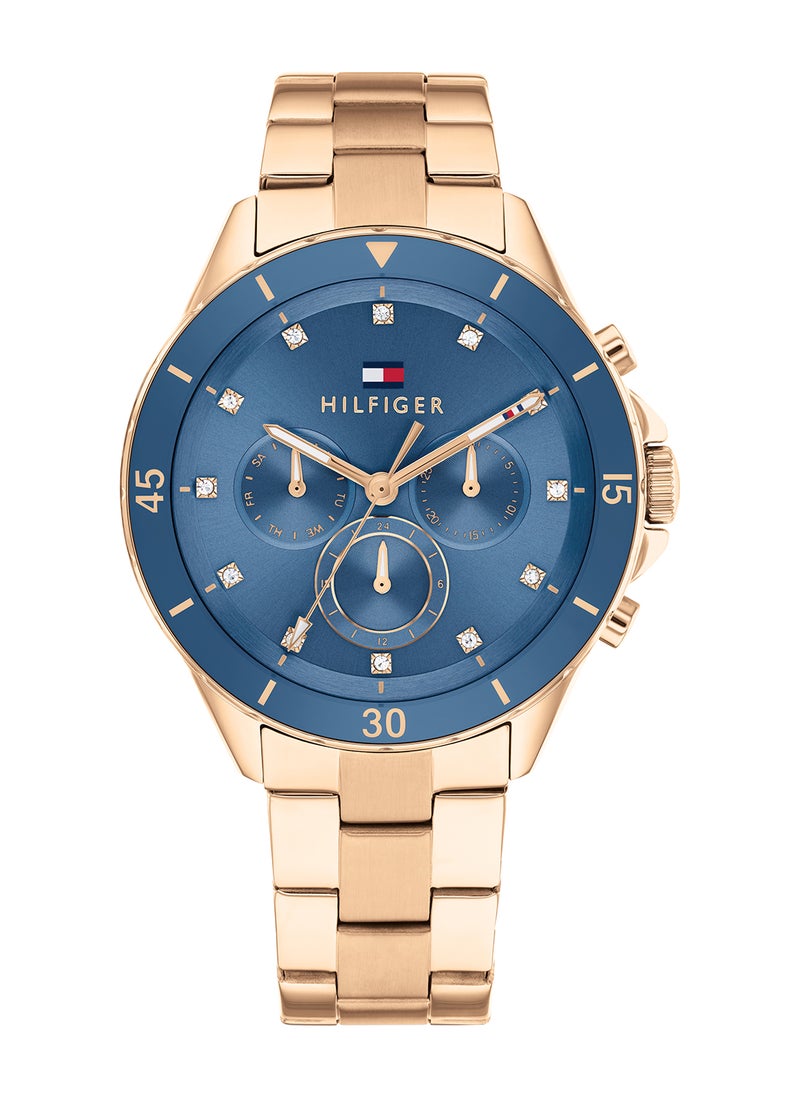 TOMMY HILFIGER Round Analog Women's Blue Case Wrist Watch - 1782710  - Image 1