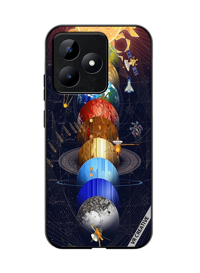 VR CREATIVE Protective Case Cover For Realme C53 Earth Design Multicolour - Image 1