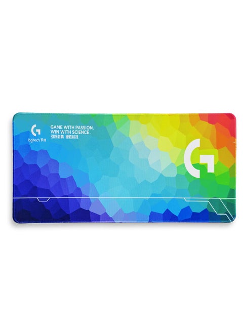 Gaming Mouse Pad Large , (60cm x 30cm x 2mm) , Thick Extended Mouse Mat Water proof Non-Slip Spill-Resistant Desk Pad with Special-Textured Surface, Anti-Fray Stitched Edges for Keyboard, PC
