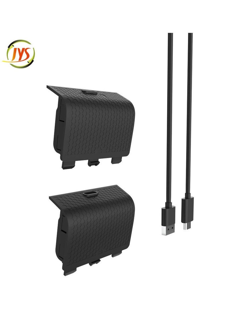 جاي واي إس قطعتان من حزمة بطارية قابلة لإعادة الشحن لمقبض Xbox Series X - Image 1