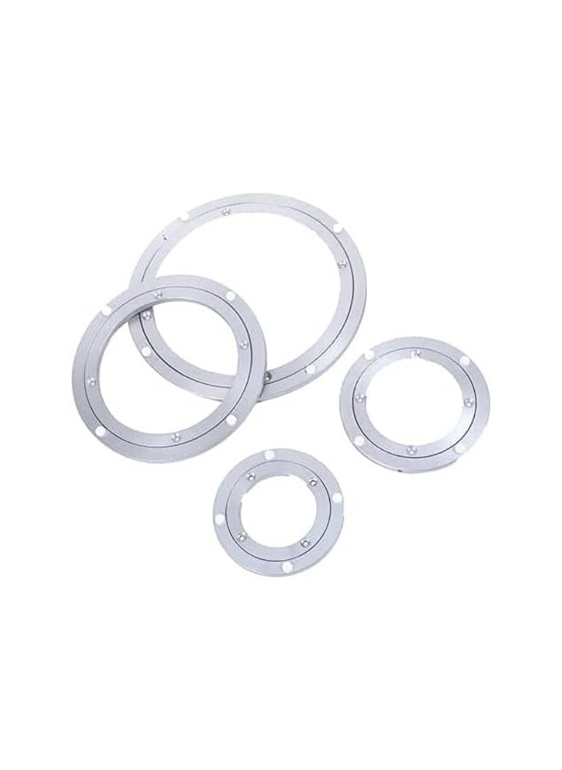 KNP KNP Aluminum Revolving Ring for Table, Drawer, Dining table 200 mm X 10 mm is a smooth and durable turntable mechanism designed for tables, drawers, and dining tables. 