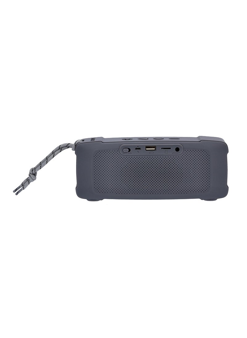 GEEPAS Rechargeable Bluetooth Speaker with Multiple Functions (TF Card/ AUX/ USB/ TWS/ BT/ FM, Hands Free Calling), Black - Image 2