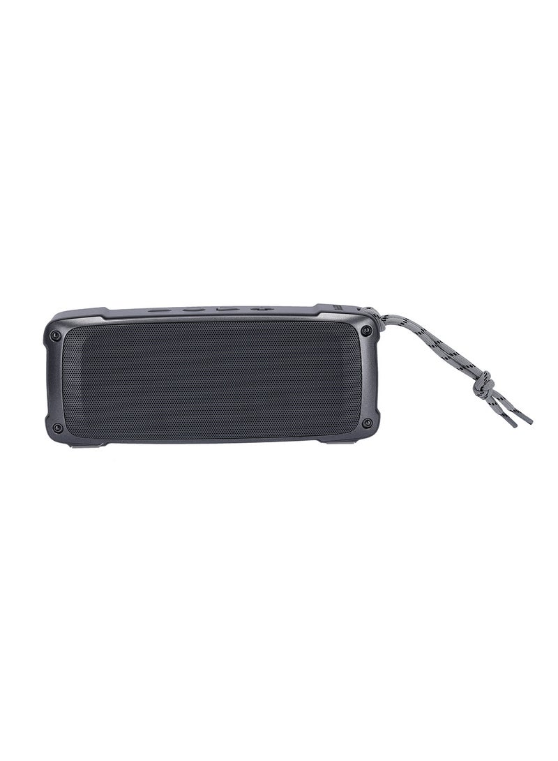 GEEPAS Rechargeable Bluetooth Speaker with Multiple Functions (TF Card/ AUX/ USB/ TWS/ BT/ FM, Hands Free Calling), Black - Image 1