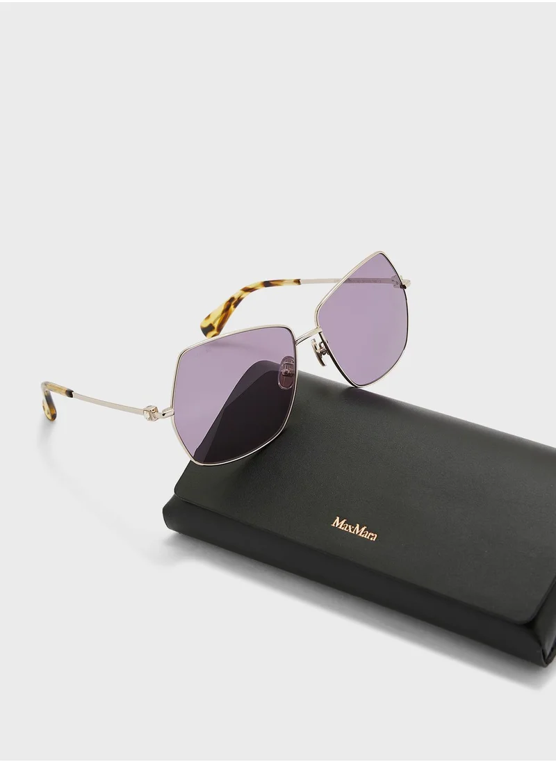 MaxMara Oversized Shape Sunglasses