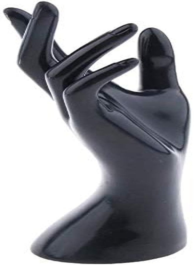 FRECI Hand Jewelry Display Holder Female Mannequin Hand Jewelry Bracelet Ring Gloves Display Organizer Stand - Black - Image 2