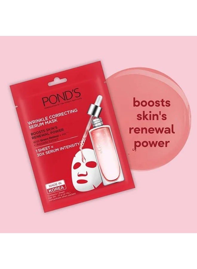 Pond's Wrinkle Correcting Serum Mask 21g - Image 5